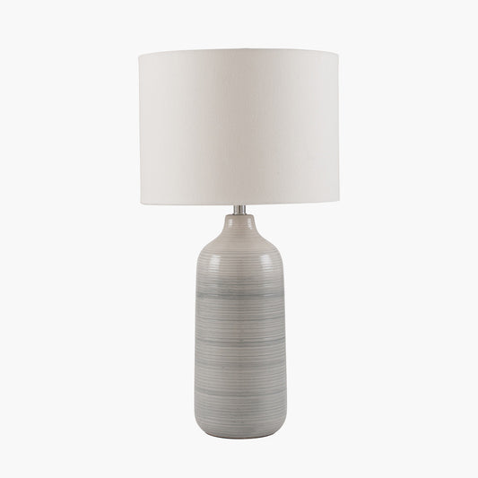 Venus Blue and Grey Ombre Ceramic Table Lamp