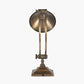 Kensington Antique Brass Metal Arched Arm Task Table Lamp