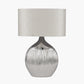 Gemini Silver Etched Ceramic Table Lamp