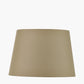 Chrysler Black Art Deco Hand Painted Table Lamp Base with Adelaide 40cm Taupe Tapered Cotton Mix Lampshade