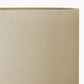Alia Grey Wash Turned Mango Wood Table Lamp Base with Lino 40cm Cream Self Lined Linen Cylinder Lampshade