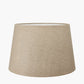 Fleur Blue Floral Ceramic Table Lamp Base with Milos 35cm Natural Linen Tapered Lampshade