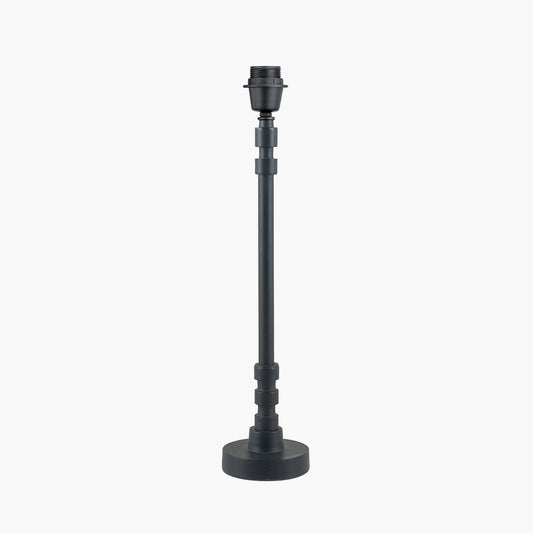 Rhode Matt Black Stick Metal Table Lamp Base