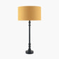 Rhode Matt Black Stick Metal Table Lamp Base