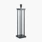 Langston Matt Black Metal Column Table Lamp Base