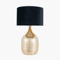 Stellar Champagne Gold Glass Dual Light Table lamp