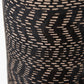 Atouk Textured Black Stoneware Table Lamp Base with Henry 35cm Taupe Handloom Cylinder Lampshade