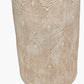 Palawan Stone Grey Feather Stoneware Table Lamp Base with Henry 40cm Taupe Handloom Cylinder Lampshade