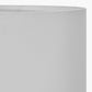 Elon Silver Metal Stacked Cylinder Table Lamp Base with Harry 35cm Ivory Cotton Mix Cylinder Lampshade