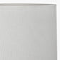 Elon Silver Metal Stacked Cylinder Table Lamp Base with Lino 35cm White Self Lined Linen Cylinder Lampshade