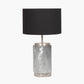 Carrara Grey Marble Effect Ceramic Table Lamp