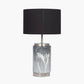 Carrara Grey Marble Effect Ceramic Table Lamp