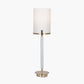 Midland Champagne Gold Metal and Marble Effect Table Lamp