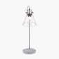 Chaplin Concrete and Brushed Chrome Table Lamp