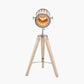 Staithes Natural and Silver Marine Tripod Table Lamp