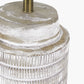 Paihia White Wash Wood Textured Short Table Lamp Base with Edward 30cm Natural Linen Cylinder Lampshade