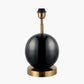 Sofia Black and Gold Enamel Table Lamp Base