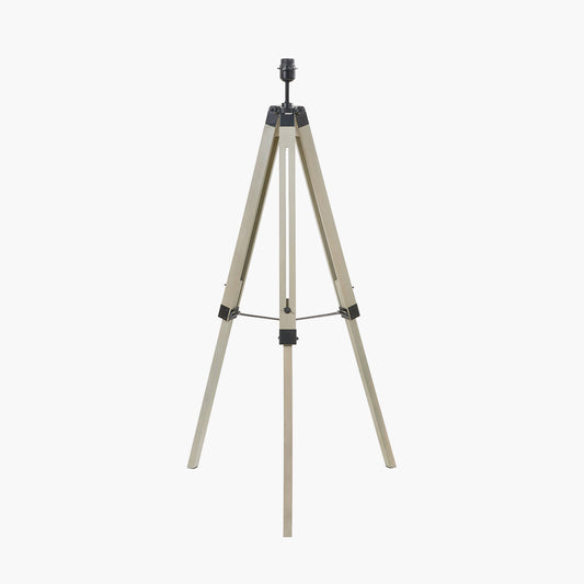 Windsor Sage Green Wooden Tripod Floor Lamp Base