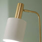 Biba Marble Footed White and Gold Floor Lamp