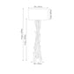Derna Drift Wood & Natural Jute Floor Lamp