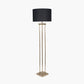 Langston Satin Brass Metal Column Floor Lamp Base