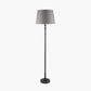 Rhode Matt Black Stick Metal Floor Lamp Base