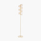 Vecchio Lustre Glass Orb and Gold Floor Lamp