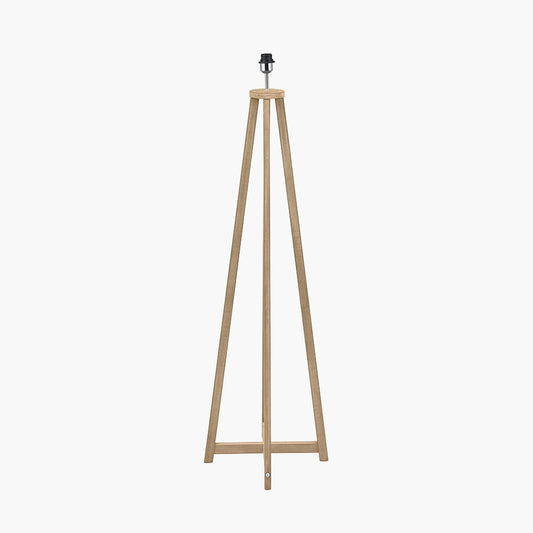 Whitby Grey Wash Wood Tapered 4 Post Floor Lamp Base