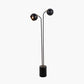 Bailey Black Metal 2 Head Floor Lamp