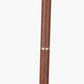 Gianni Brushed Silver and Wood Effect Floor Lamp