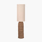 Andros Brown Woven Seagrass Floor Lamp