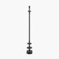 Emilio Matt Black Candlestick Floor Lamp Base