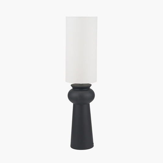 Sloane Black Contemporary Ceramic Floor Lamp