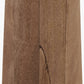 Esha Natural Conical Wood Floor Lamp Base with Martigues 50cm White Boucle Tapered Lampshade