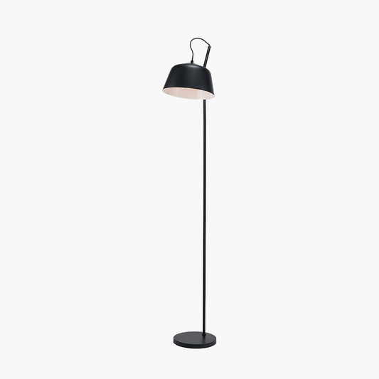 Amalie Black Metal Retro Task Floor Lamp
