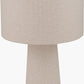 Mirissa White Slubby Handloom Fabric Floor Lamp
