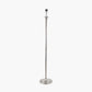 Salvatore Antique Silver Metal Floor Lamp Base