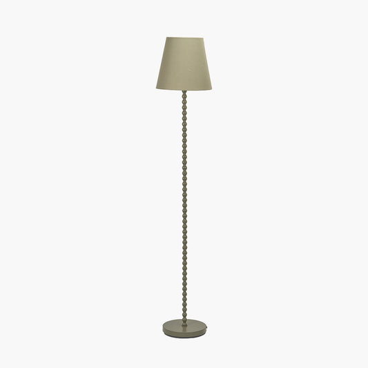 Sophia Olive Metal Bobble Floor Lamp