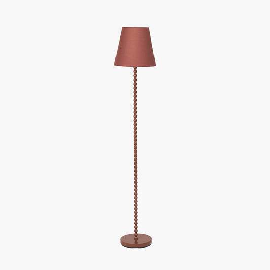 Sophia Terracotta Metal Bobble Floor Lamp