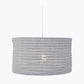 Patpong 35cm Grey Jute Easy Fit Pendant
