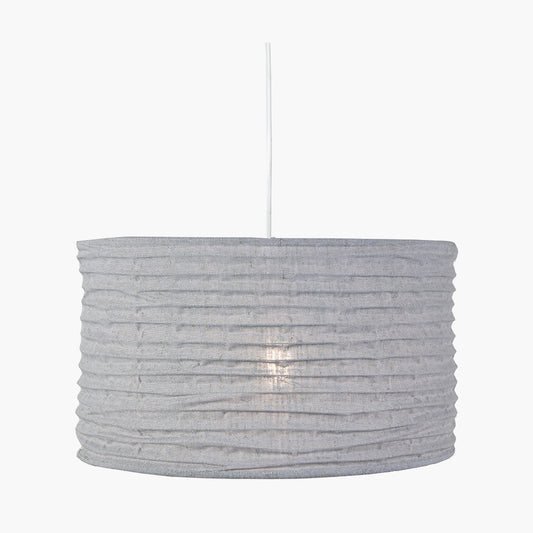 Patpong 35cm Grey Jute Easy Fit Pendant
