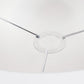 Elin 55cm Ivory Poly Cotton and Silver Lining Non Elec Pendant