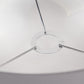 Elin 55cm Steel Grey Poly Cotton and Silver Lining Non Elec Pendant