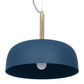 Anke Matt Indigo Domed Metal Pendant