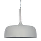 Anke Matt Grey Domed Metal Pendant