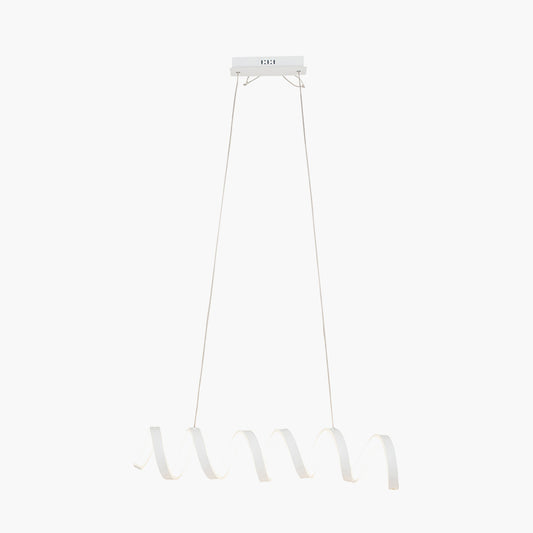 Solaris Grey Spiral Pendant