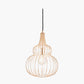 Dania French Gold Metal Wire Shaped Pendant
