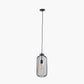 Dania Matt Black Metal Wire Tall Pendant