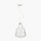 Porto Clear Optic Glass Tapered Pendant