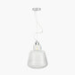 Porto Clear Optic Glass Tapered Pendant